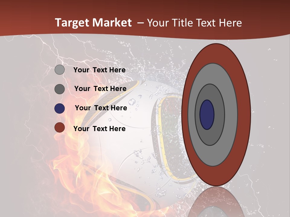Thunder Liquid Play PowerPoint Template