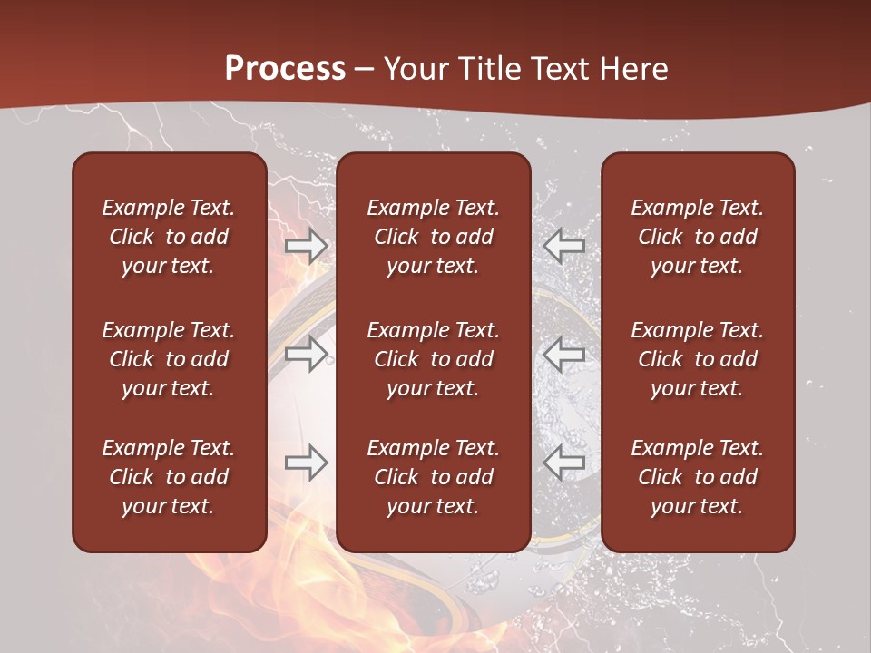 Thunder Liquid Play PowerPoint Template