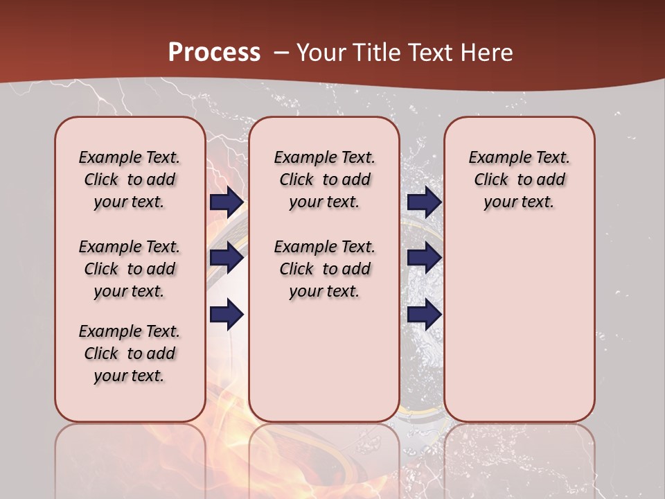 Thunder Liquid Play PowerPoint Template