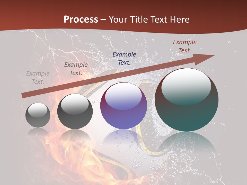 Thunder Liquid Play PowerPoint Template