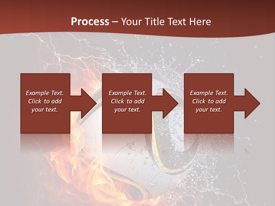 Thunder Liquid Play PowerPoint Template