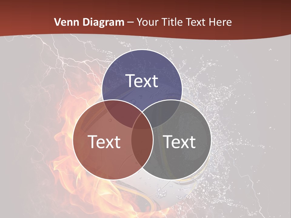 Thunder Liquid Play PowerPoint Template