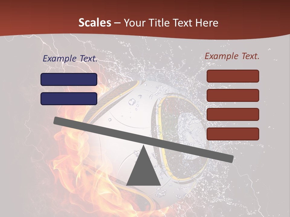 Thunder Liquid Play PowerPoint Template