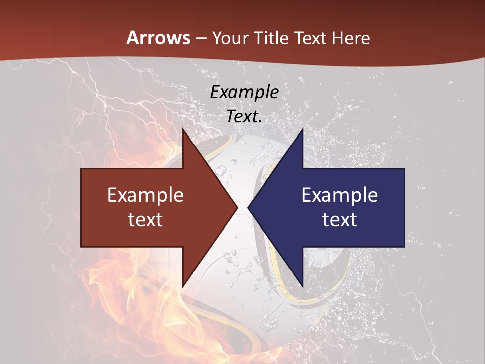 Thunder Liquid Play PowerPoint Template