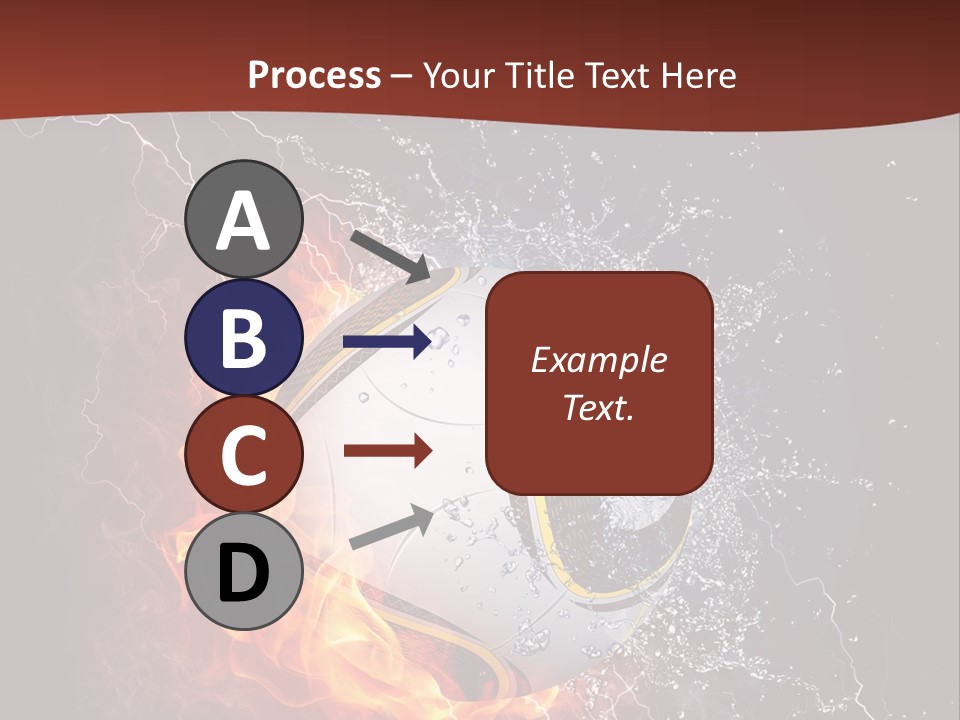 Thunder Liquid Play PowerPoint Template