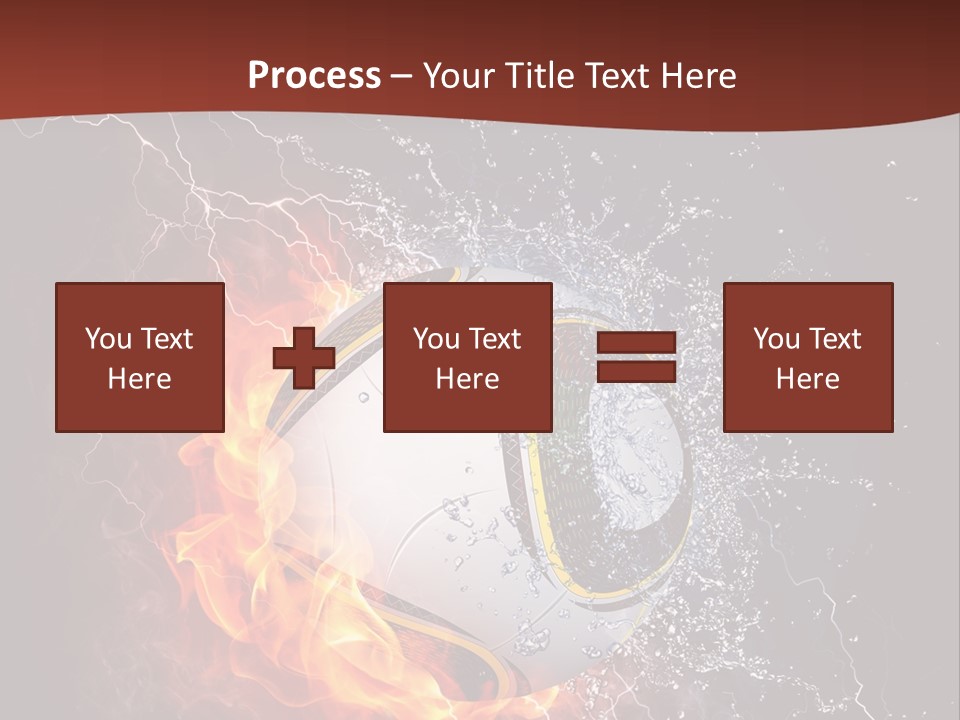Thunder Liquid Play PowerPoint Template