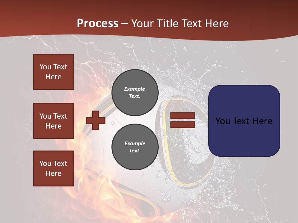 Thunder Liquid Play PowerPoint Template