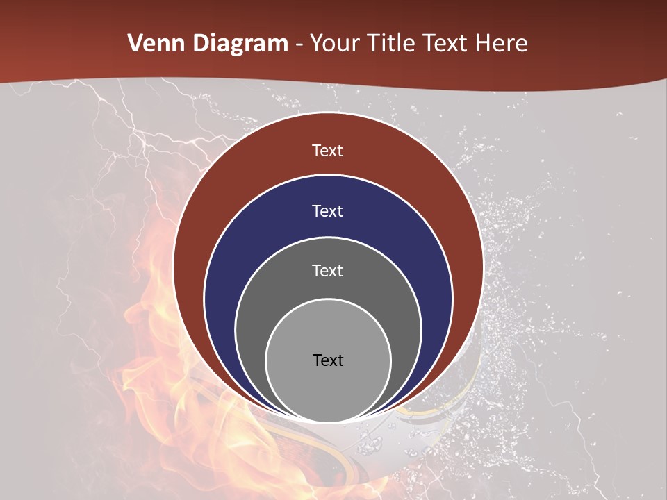 Thunder Liquid Play PowerPoint Template