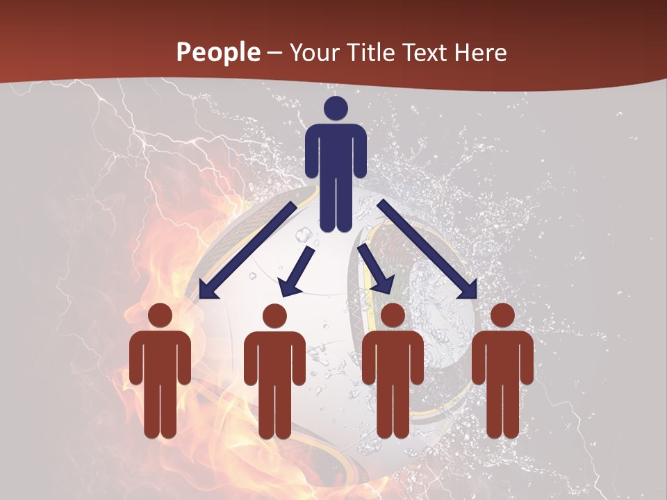 Thunder Liquid Play PowerPoint Template