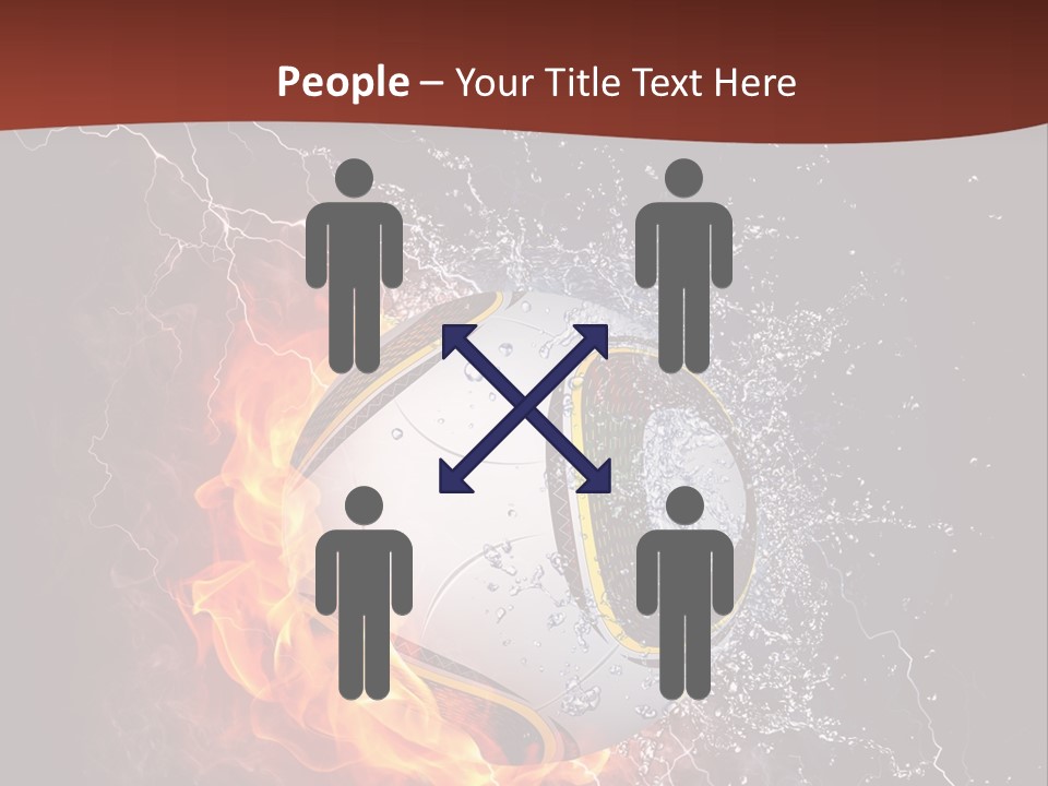 Thunder Liquid Play PowerPoint Template