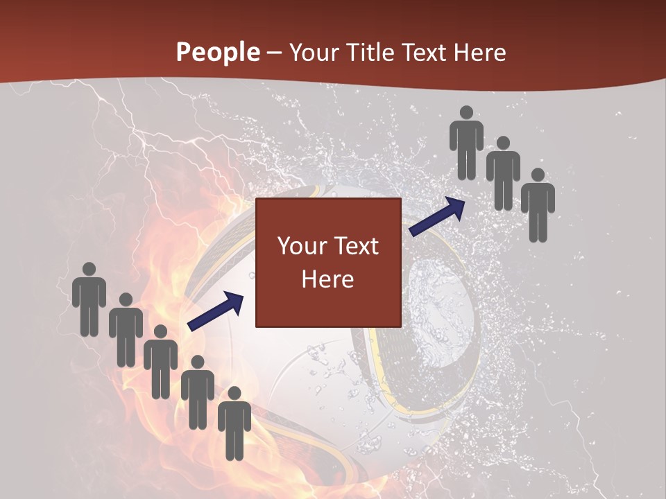 Thunder Liquid Play PowerPoint Template