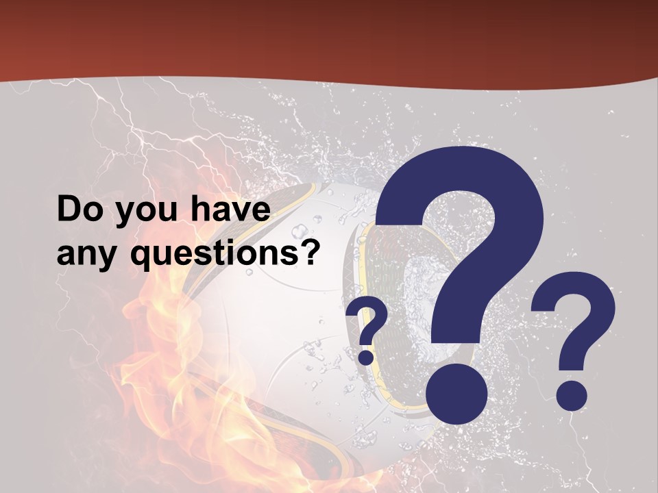 Thunder Liquid Play PowerPoint Template