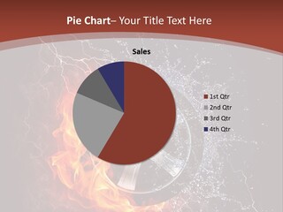 Water Circle Storm PowerPoint Template