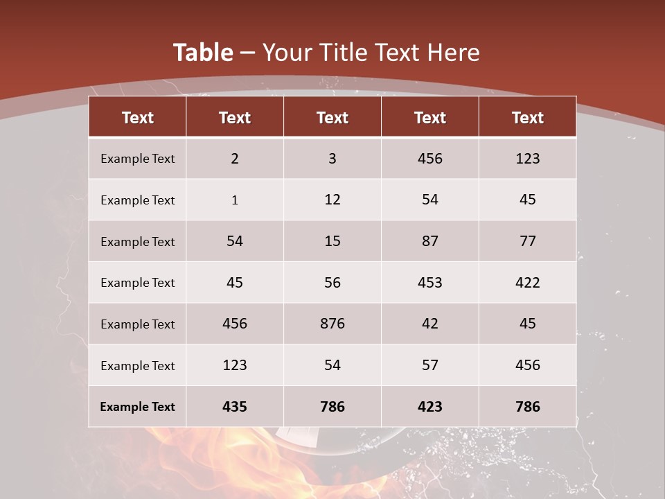 Water Circle Storm PowerPoint Template