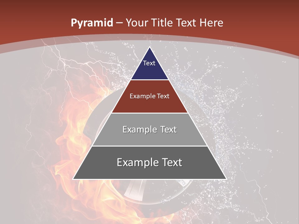 Water Circle Storm PowerPoint Template