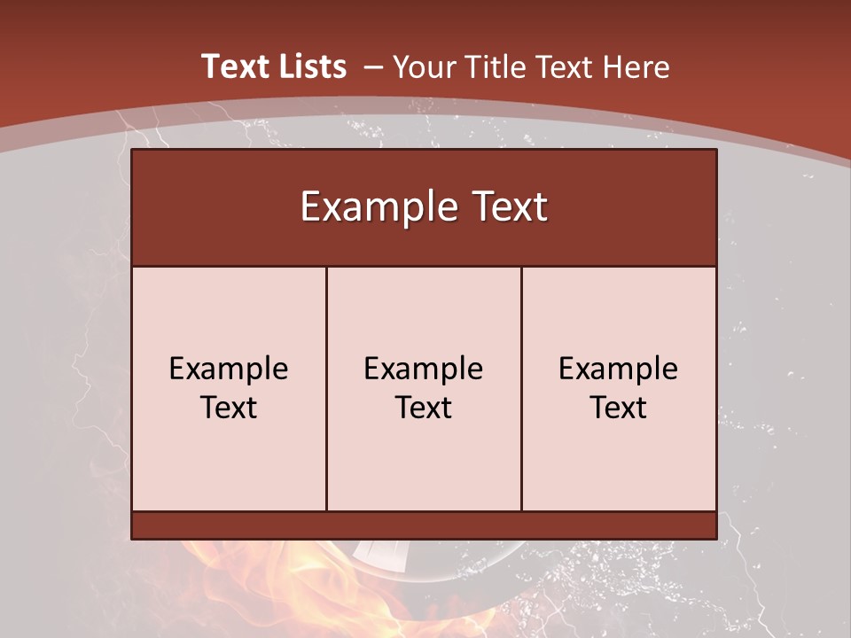 Water Circle Storm PowerPoint Template