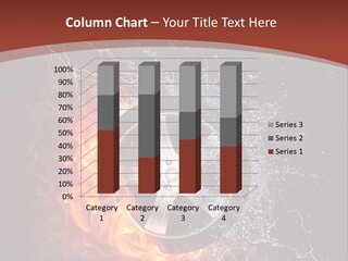 Water Circle Storm PowerPoint Template