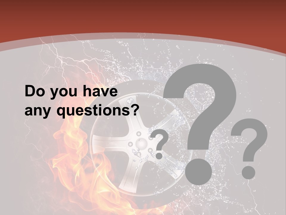 Water Circle Storm PowerPoint Template