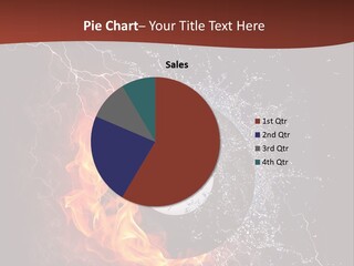 Thunder Heat Number PowerPoint Template