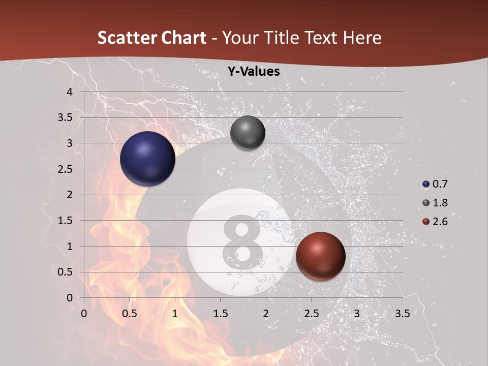 Thunder Heat Number PowerPoint Template