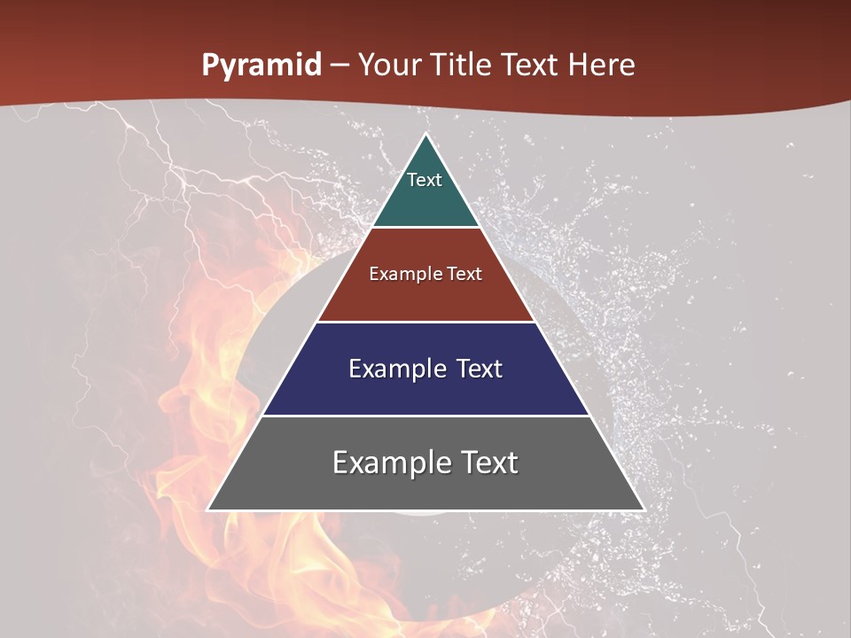 Thunder Heat Number PowerPoint Template