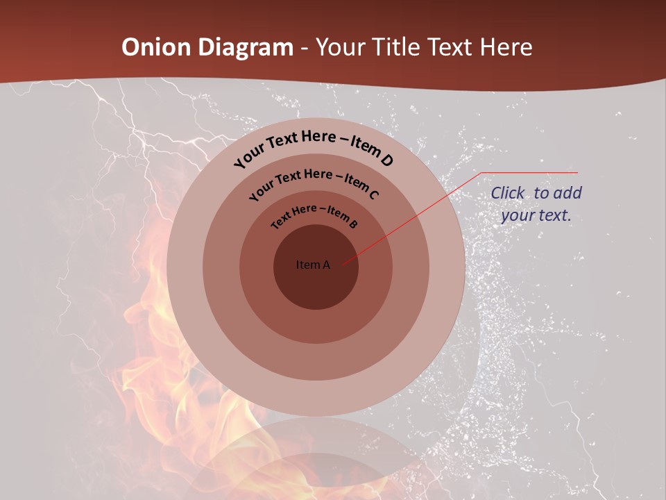 Thunder Heat Number PowerPoint Template
