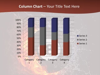 Thunder Heat Number PowerPoint Template