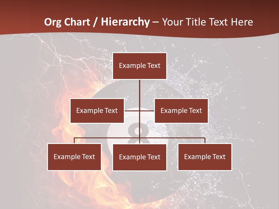 Thunder Heat Number PowerPoint Template