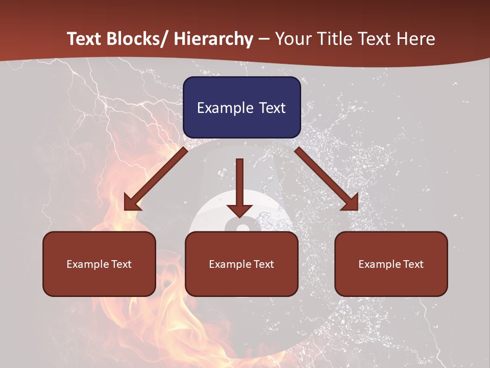 Thunder Heat Number PowerPoint Template