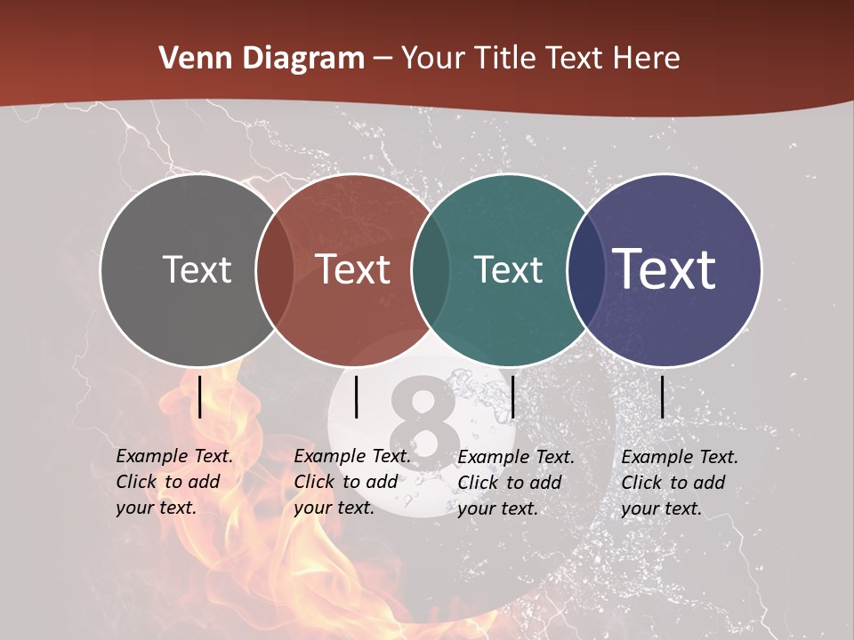 Thunder Heat Number PowerPoint Template