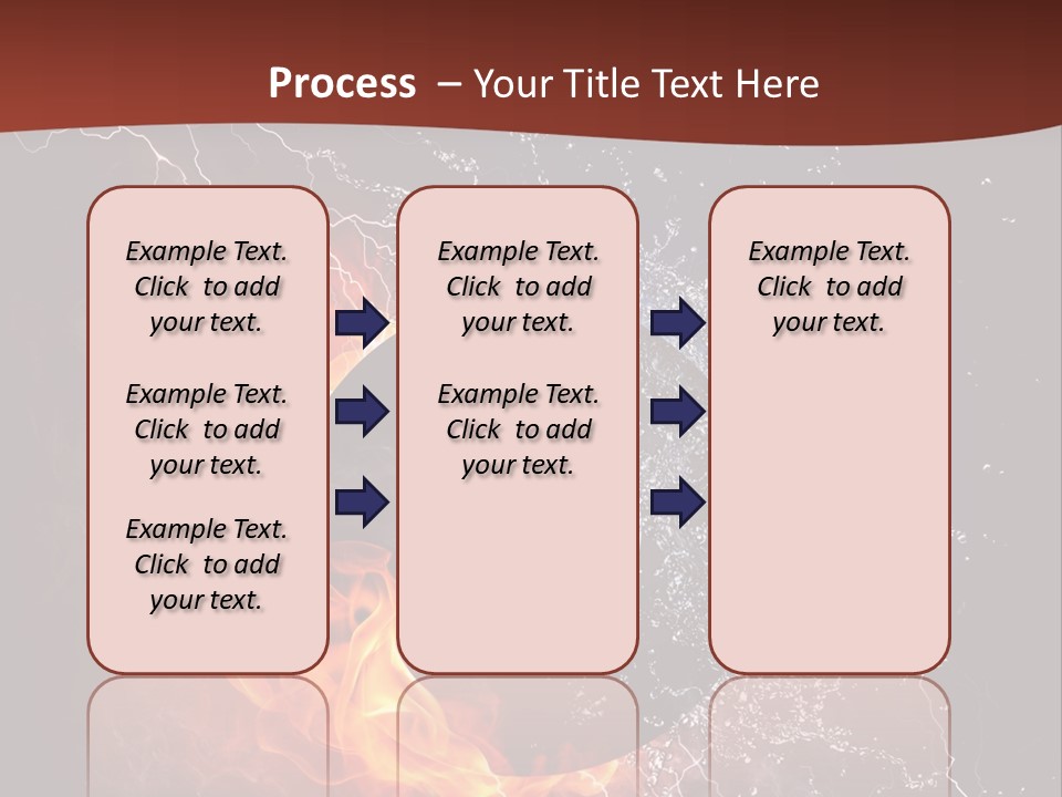 Thunder Heat Number PowerPoint Template