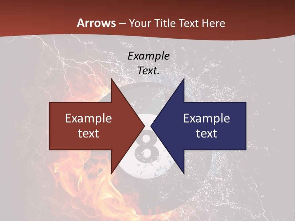 Thunder Heat Number PowerPoint Template