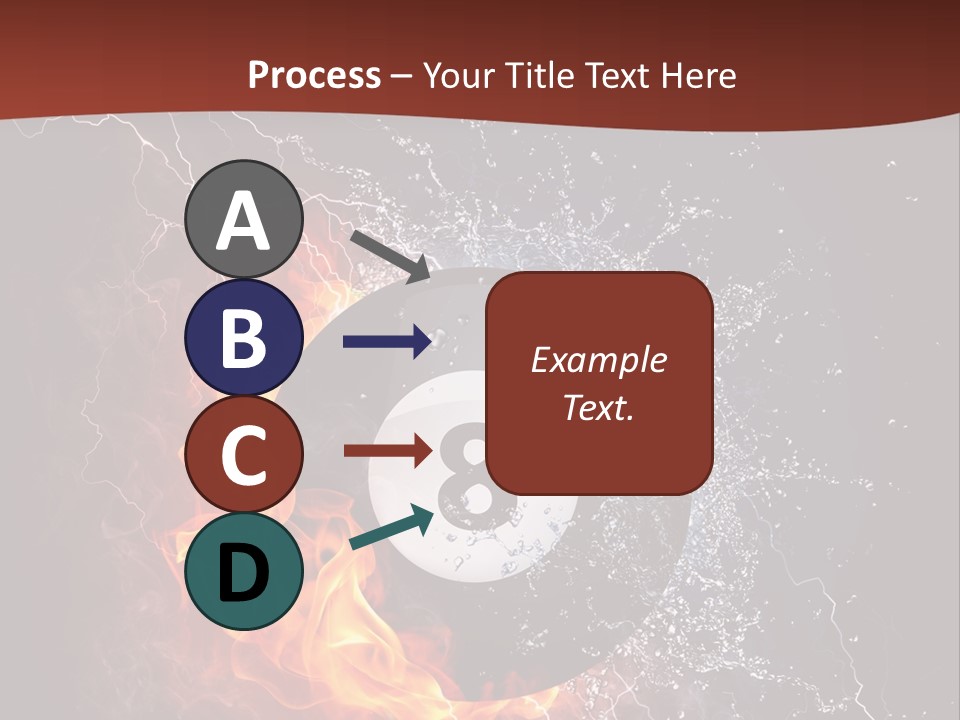 Thunder Heat Number PowerPoint Template