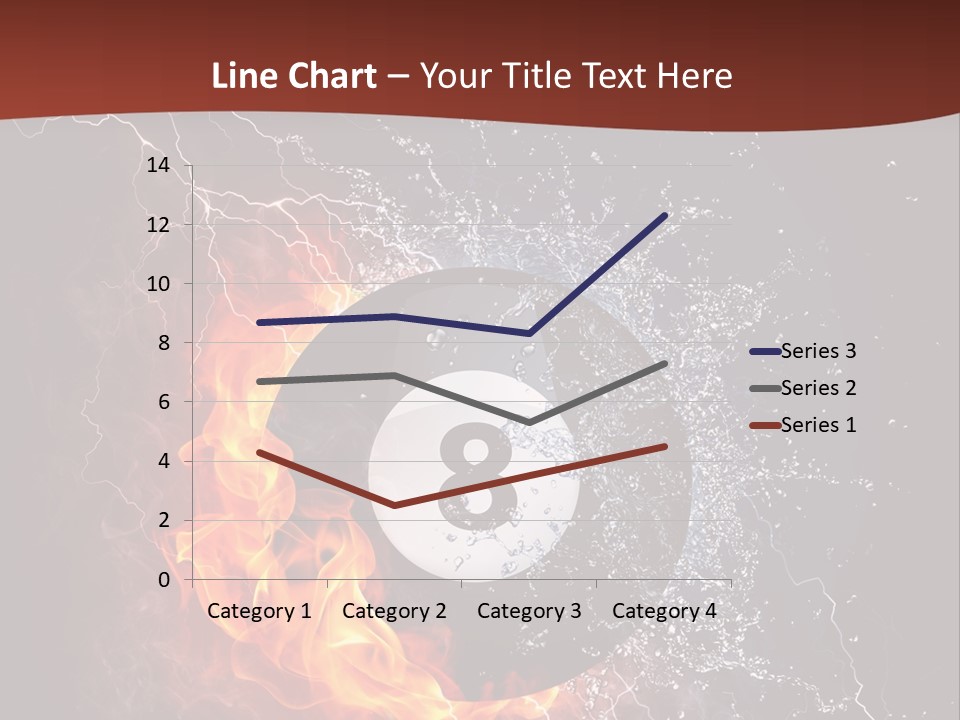 Thunder Heat Number PowerPoint Template
