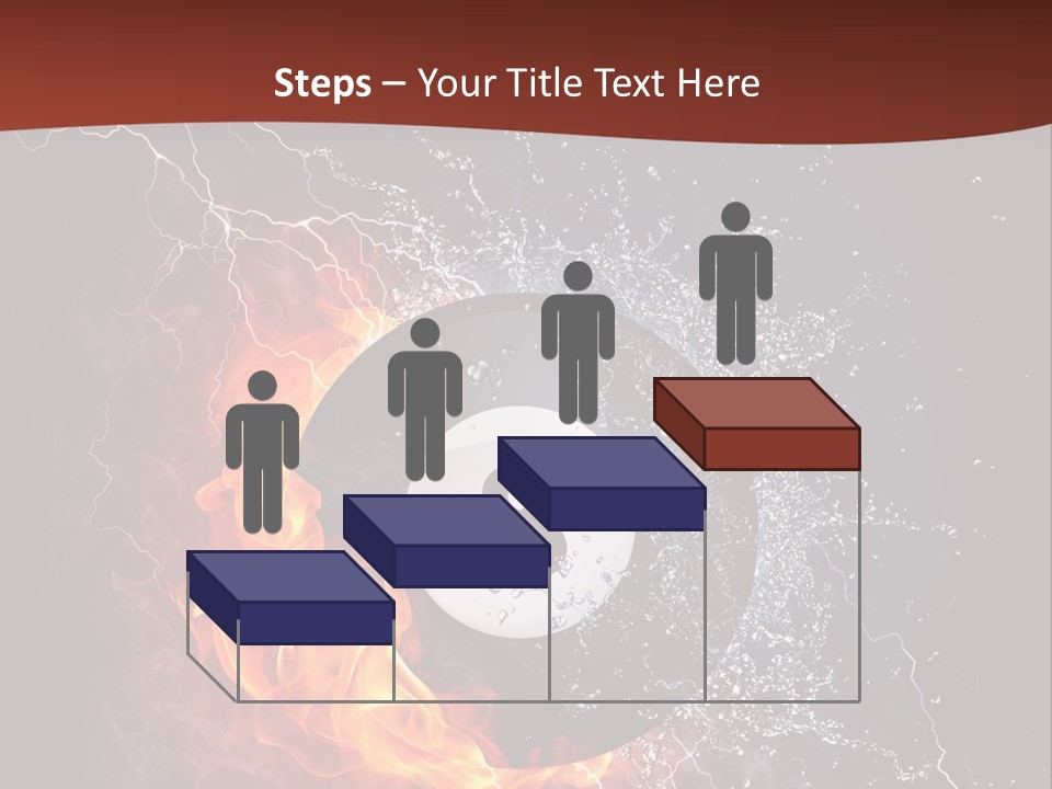 Thunder Heat Number PowerPoint Template