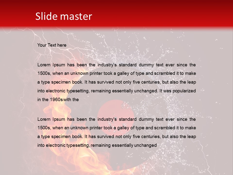 Rock Nobody Old Fashioned PowerPoint Template