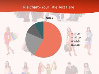 Happiness Beauty Shopper PowerPoint Template