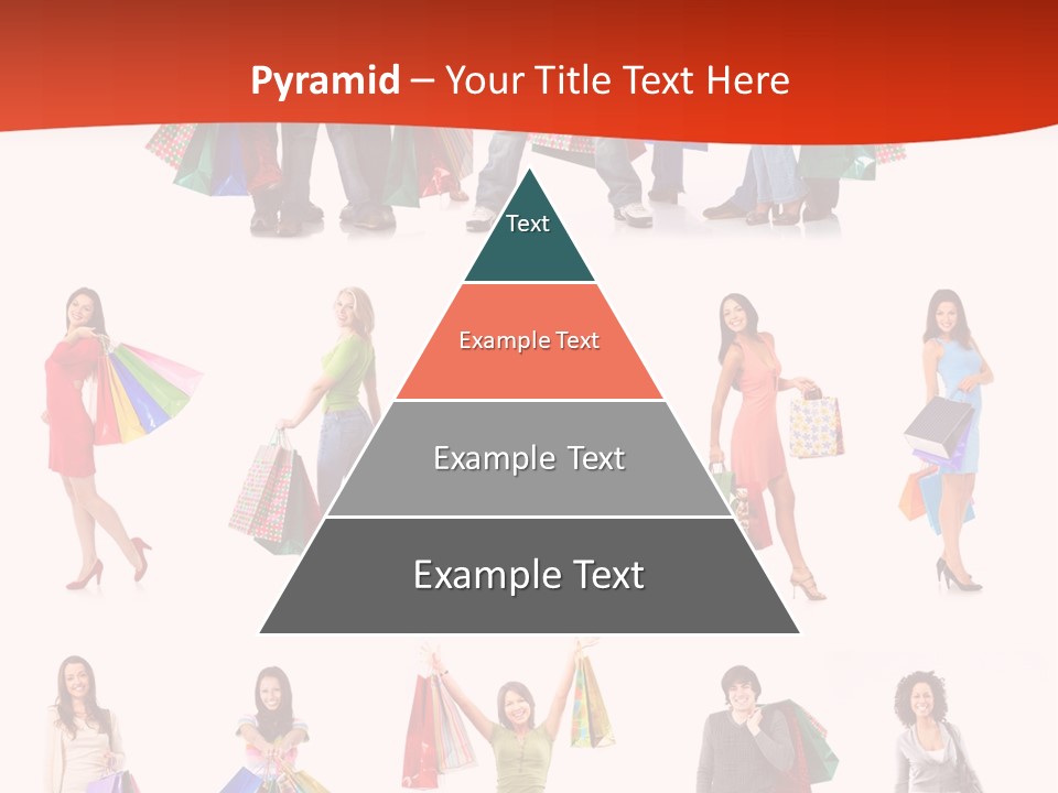 Happiness Beauty Shopper PowerPoint Template