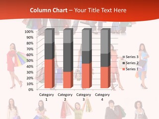 Happiness Beauty Shopper PowerPoint Template