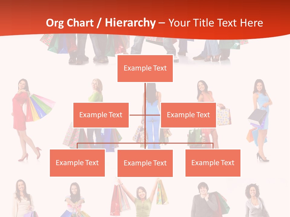 Happiness Beauty Shopper PowerPoint Template