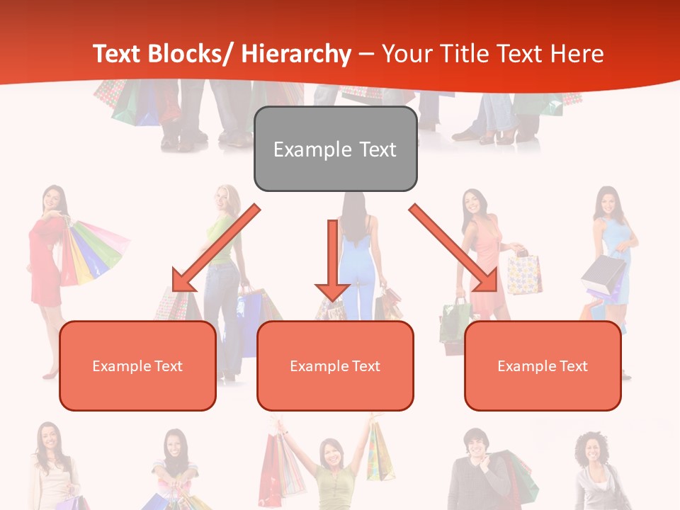 Happiness Beauty Shopper PowerPoint Template