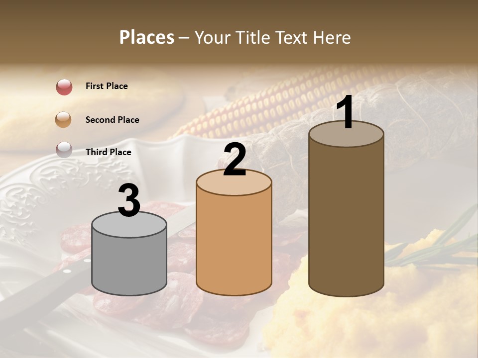 Course Knife Cheese PowerPoint Template