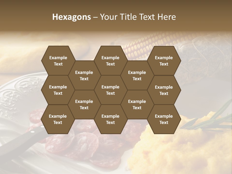 Course Knife Cheese PowerPoint Template