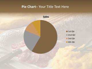 Course Knife Cheese PowerPoint Template