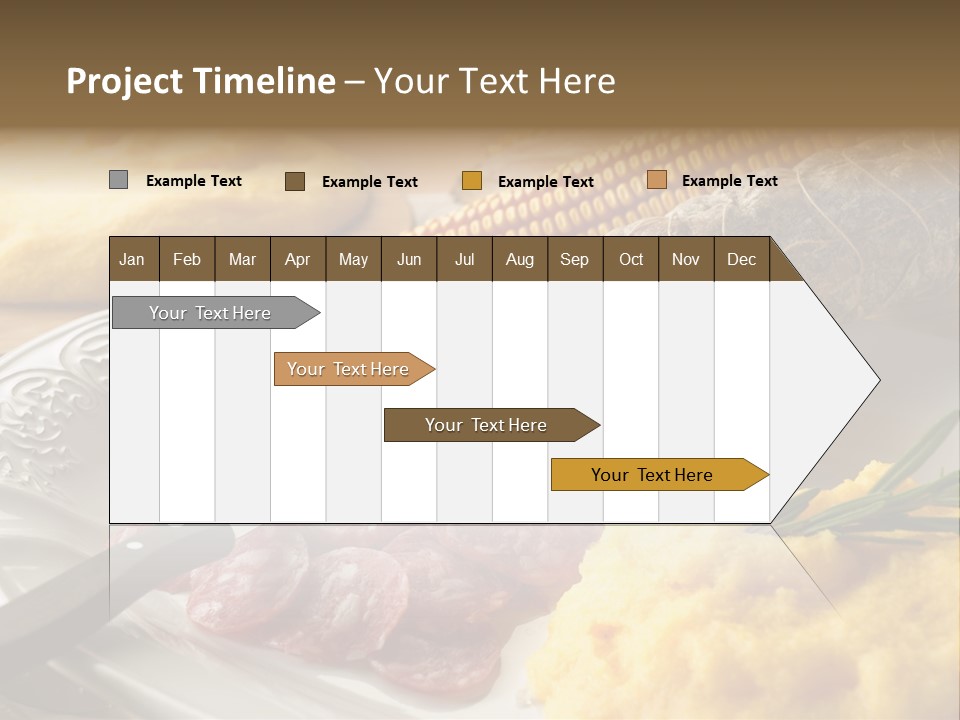 Course Knife Cheese PowerPoint Template