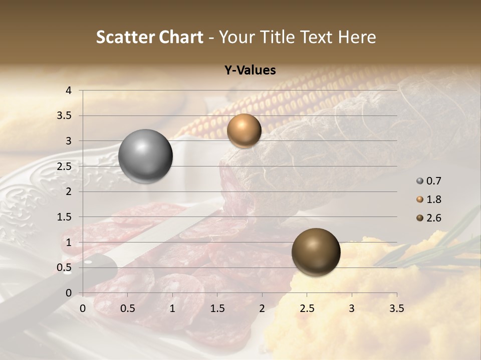 Course Knife Cheese PowerPoint Template