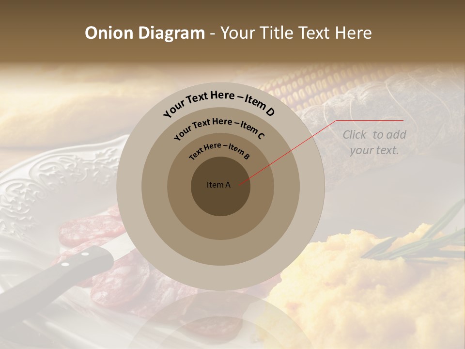 Course Knife Cheese PowerPoint Template