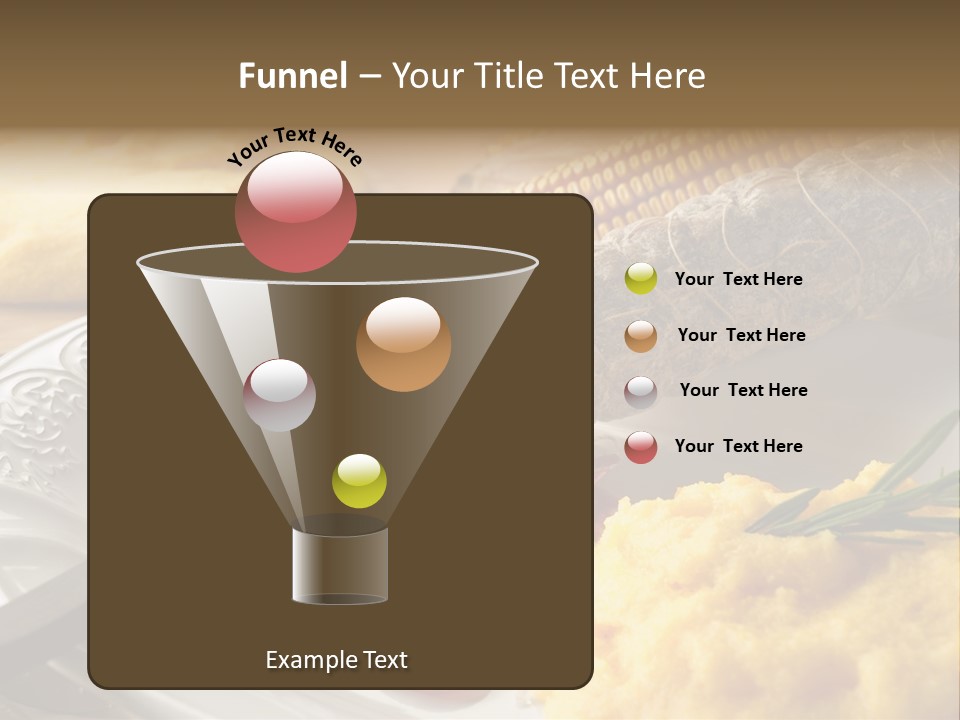 Course Knife Cheese PowerPoint Template
