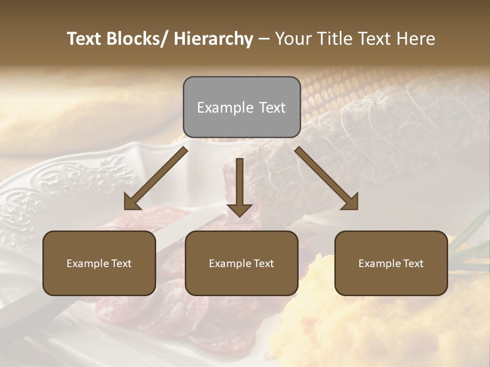 Course Knife Cheese PowerPoint Template
