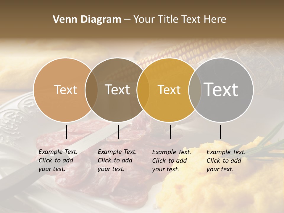 Course Knife Cheese PowerPoint Template